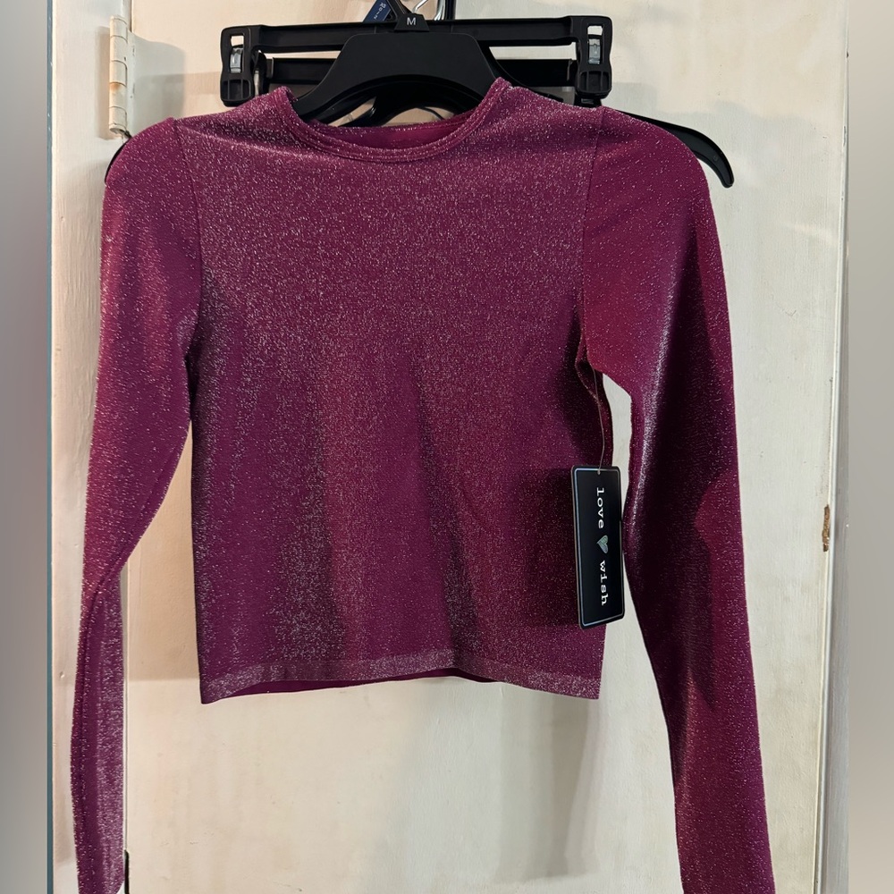 Love Wish Medium Seamless Sparkle Tee